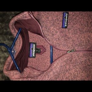 PINK PATAGONIA CREW SWEATER